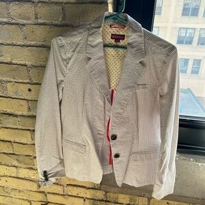 Merona cotton seersucker jacket.
